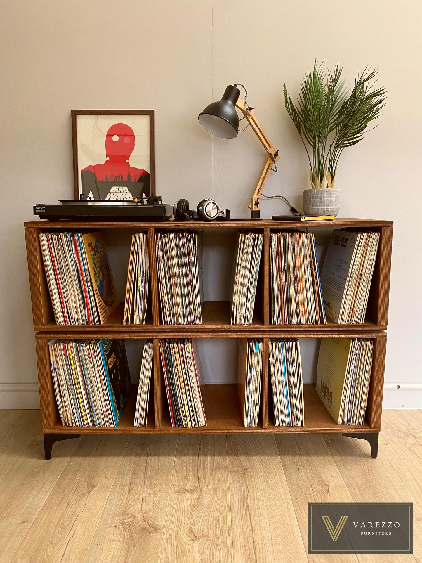 Varezzo Torino | Record Player Stand | Vinyl Record Storage | Turntable Stand